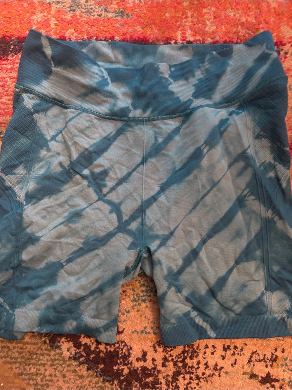 all in motion Teal Tie-Dye Kids Athletic Shorts